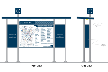 campus map kiosk design